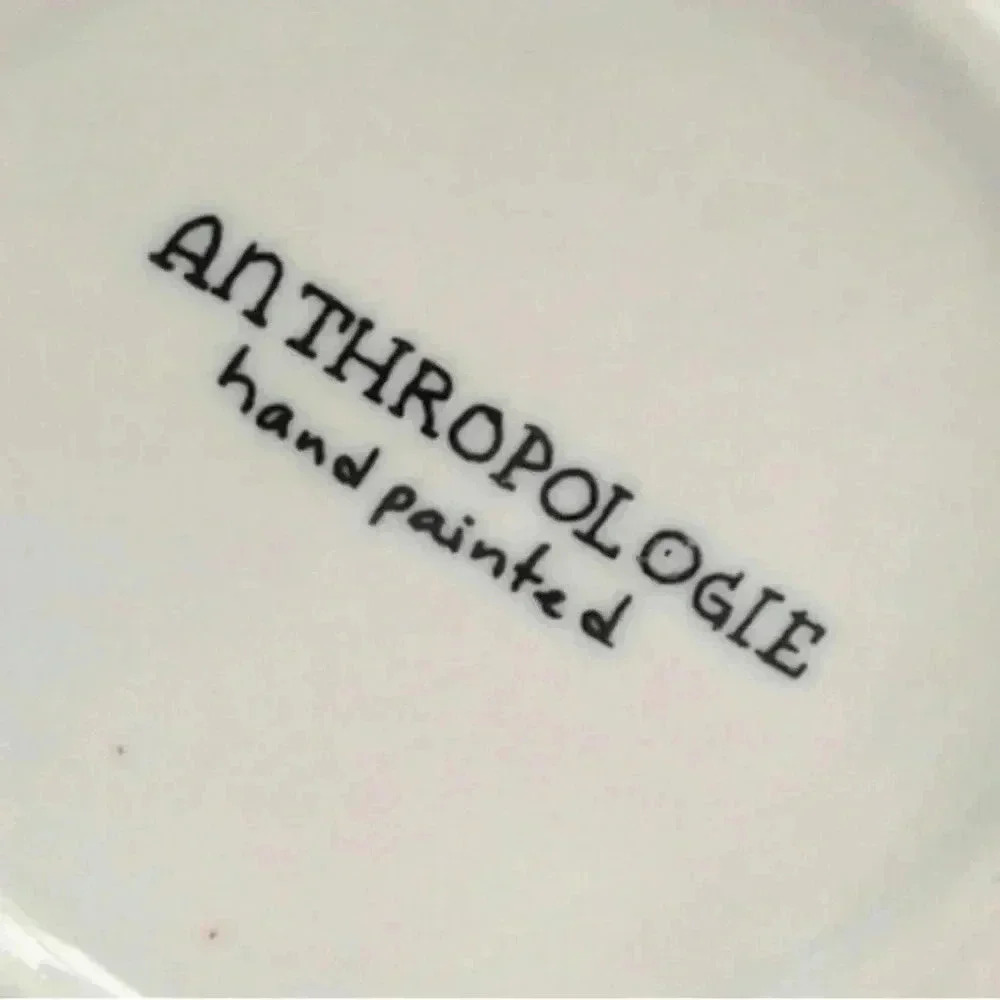 Anthropologie VTG Handpainted Colorway “T” Coffee Tea Hot Chocolate Mug - Picture 7 of 8